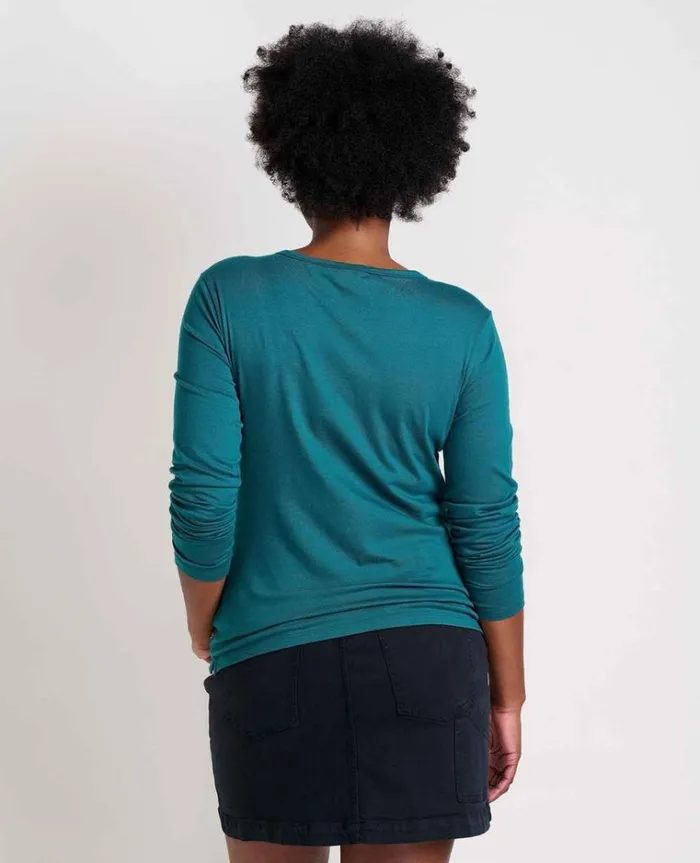 Women039s Rose Organic Cotton Long Sleeve TShirt Atlantic Toad and Co Tees Buy 3 Get 20 Off