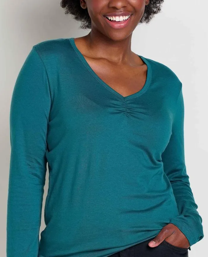 Women039s Rose Organic Cotton Long Sleeve TShirt Atlantic Toad and Co Tees Buy 3 Get 20 Off