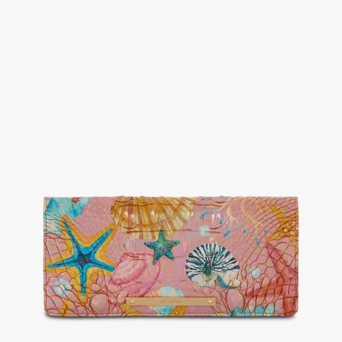Women Adelle Starlight Ombre Melbourne Brahmin Wallets and Wristlets Chevron