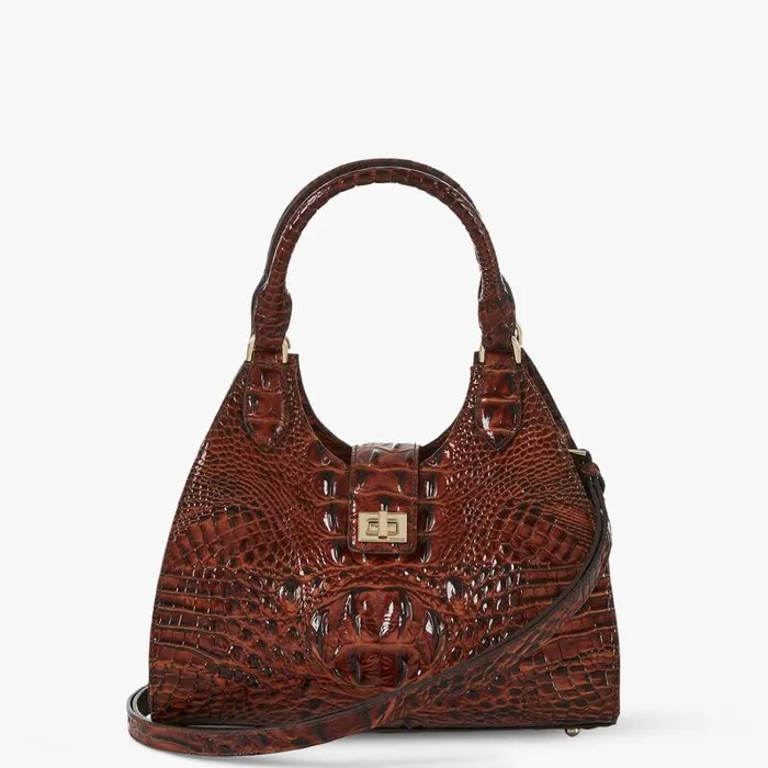 Women Adrian Pecan Melbourne Brahmin Satchels Chevron Women Adrian Pecan Melbourne Brahmin Satchels Chevron