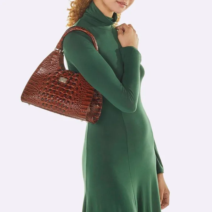 Women Adrian Pecan Melbourne Brahmin Satchels Chevron Women Adrian Pecan Melbourne Brahmin Satchels Chevron
