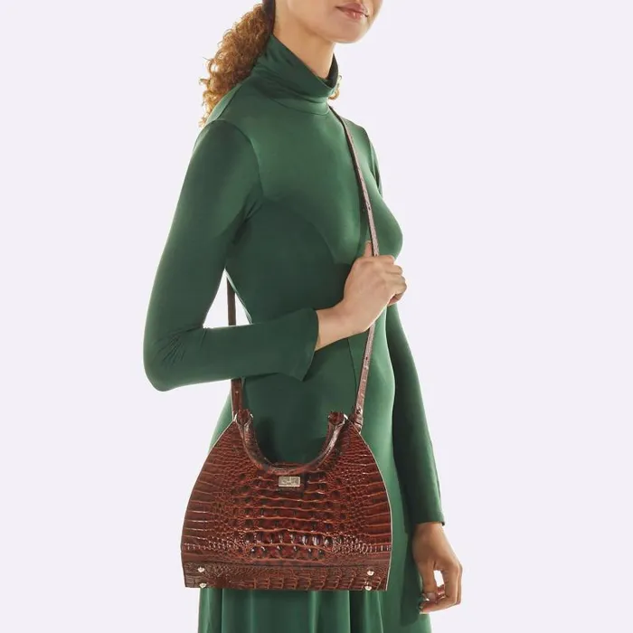 Women Adrian Pecan Melbourne Brahmin Satchels Chevron Women Adrian Pecan Melbourne Brahmin Satchels Chevron