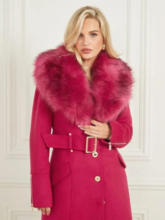Women Alice WoolBlend Coat Viva Pink Marciano Jackets