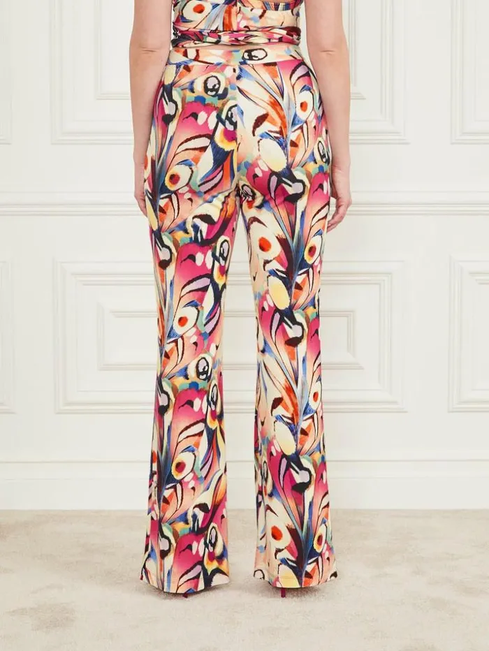 Women Anise Flared Pant Wonderland Print Marciano Bottoms Women Anise Flared Pant Wonderland Print Marciano Bottoms