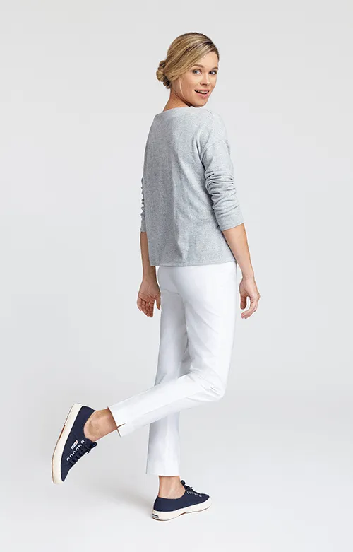 Women Ankle Pants Tail Activewear Mulligan 28034 Ankle Pant 8211 Chalk White