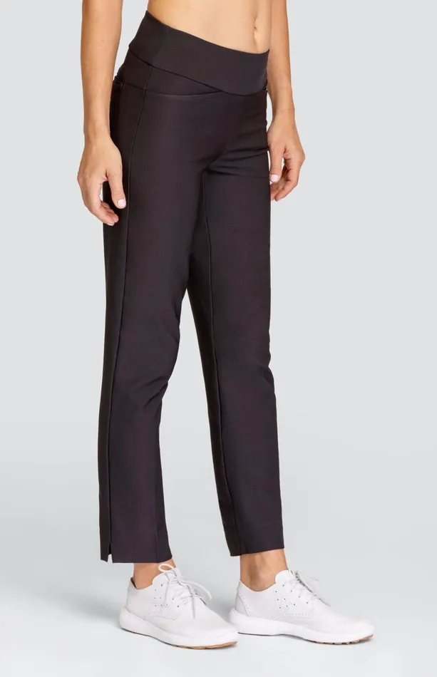 Women Ankle Pants Tail Activewear Mulligan 28034 Ankle Pant 8211 Onyx Black 8211 Extended Sizes