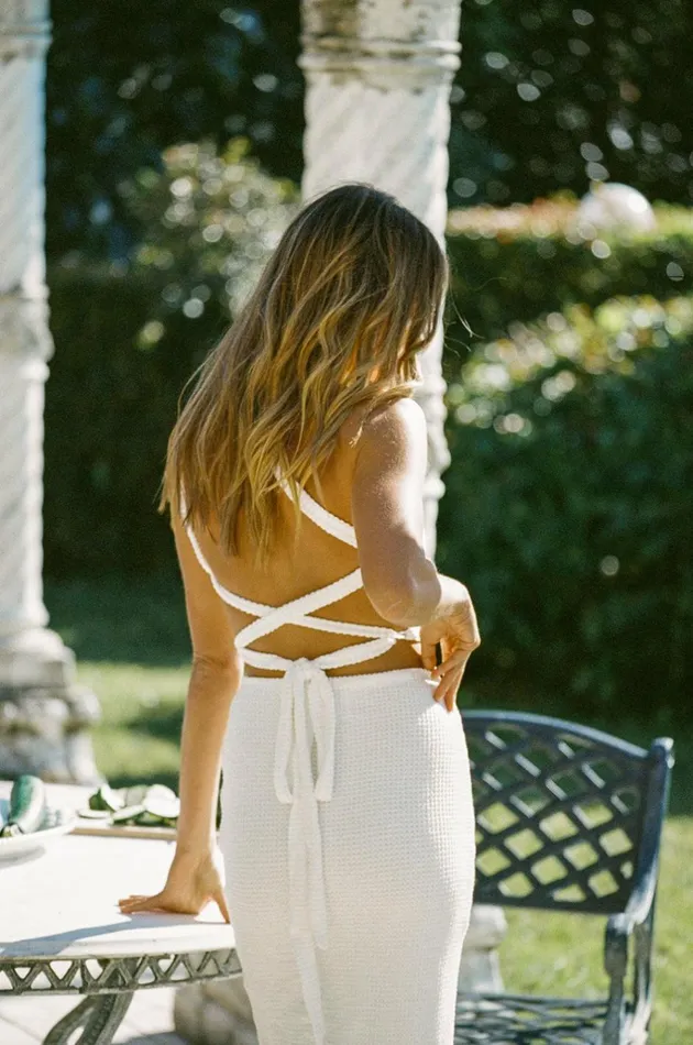 Women Back In SABO SKIRT Backless Carolina Dress Women Back In SABO SKIRT Backless Carolina Dress