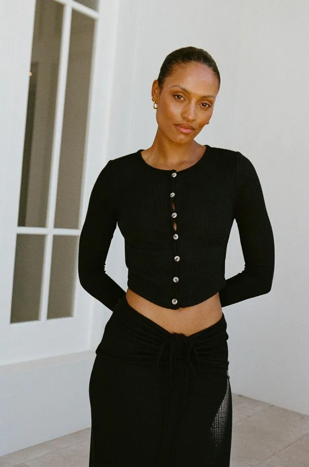 Women Basics SABO SKIRT Elsie Top 8211 Black