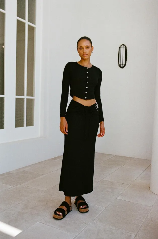 Women Basics SABO SKIRT Elsie Top 8211 Black Women Basics SABO SKIRT Elsie Top 8211 Black