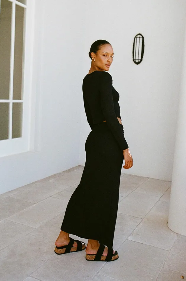 Women Basics SABO SKIRT Elsie Top 8211 Black Women Basics SABO SKIRT Elsie Top 8211 Black