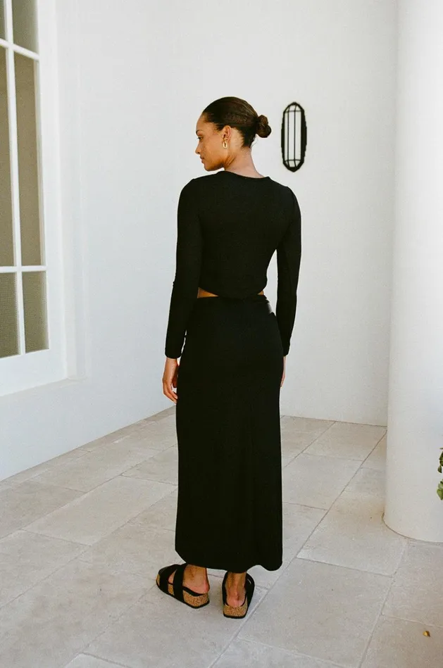 Women Basics SABO SKIRT Elsie Top 8211 Black Women Basics SABO SKIRT Elsie Top 8211 Black