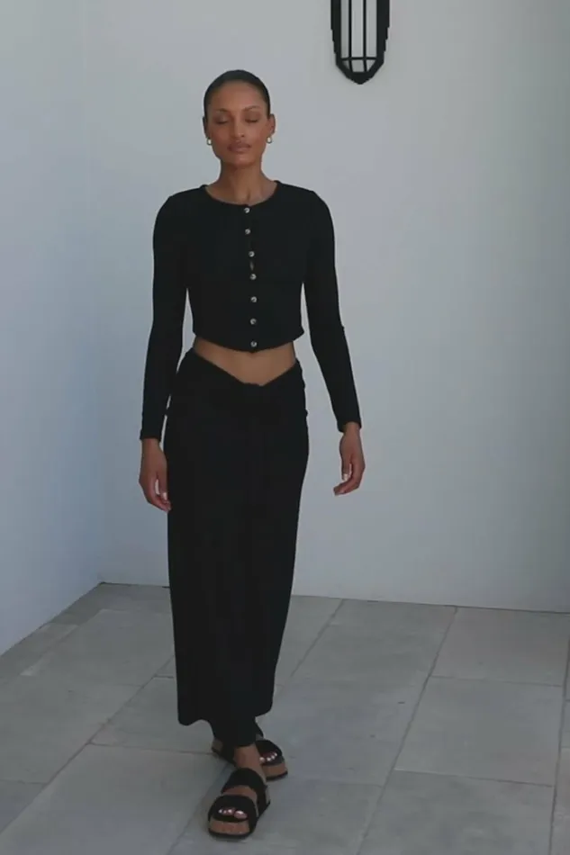 Women Basics SABO SKIRT Elsie Top 8211 Black Women Basics SABO SKIRT Elsie Top 8211 Black