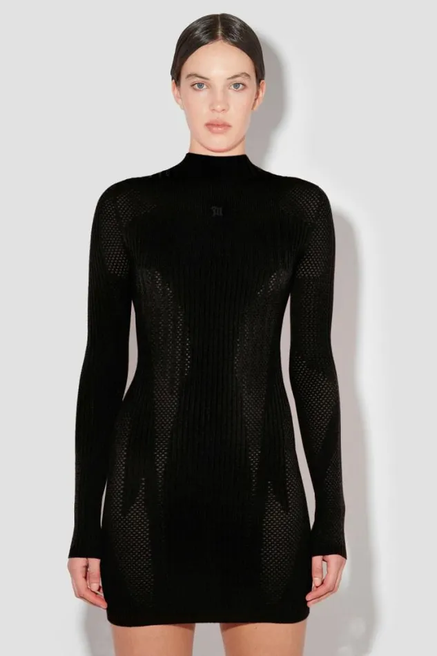 Women Bianca Knitted Mesh Mini Dress MISBHV Dresses