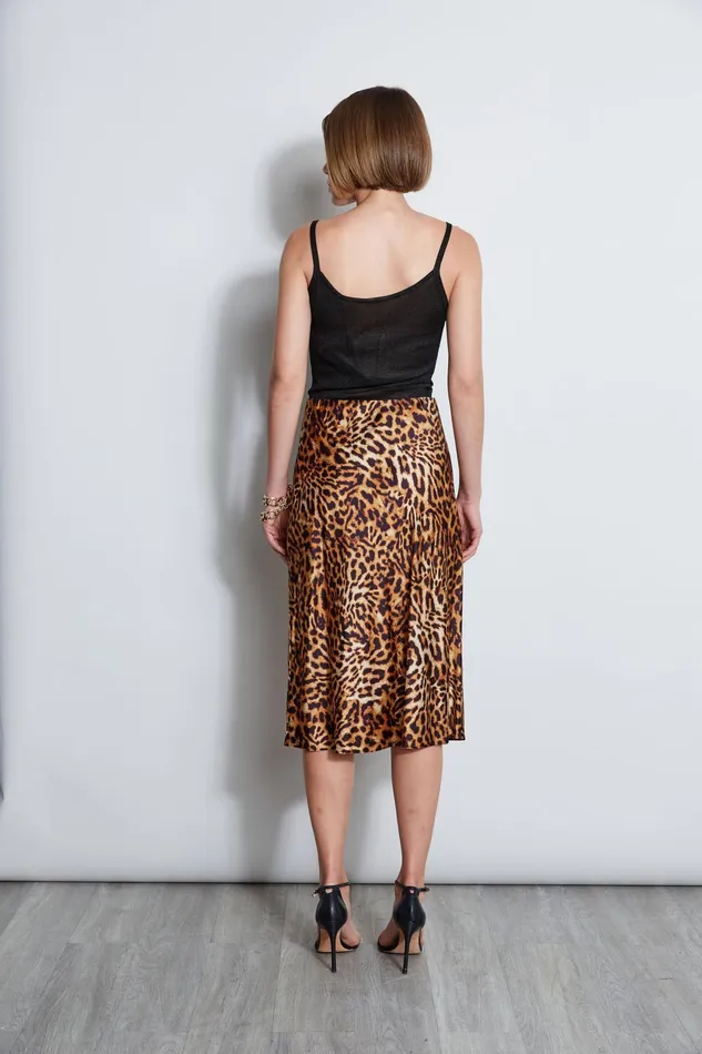 Women Bottoms Elie Tahari Wildcat Slip Midi Skirt Multi