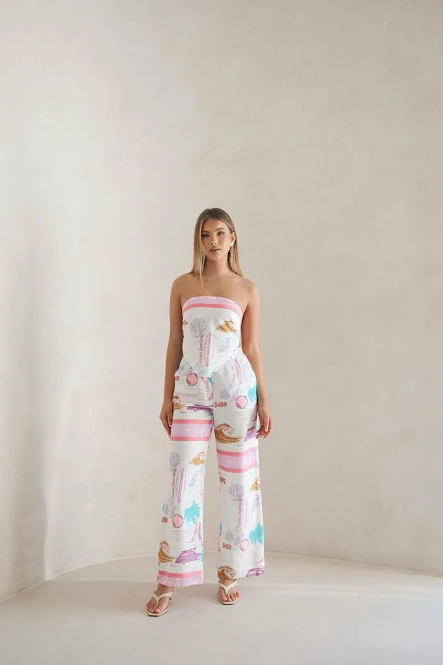Women Bottoms SABO SKIRT Azariah Pants 8211 Surfing Scarf