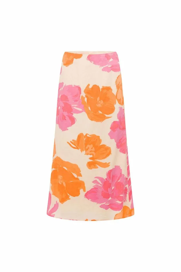 Women Bottoms SABO SKIRT Bailee Midi Skirt 8211 Solstice Pink