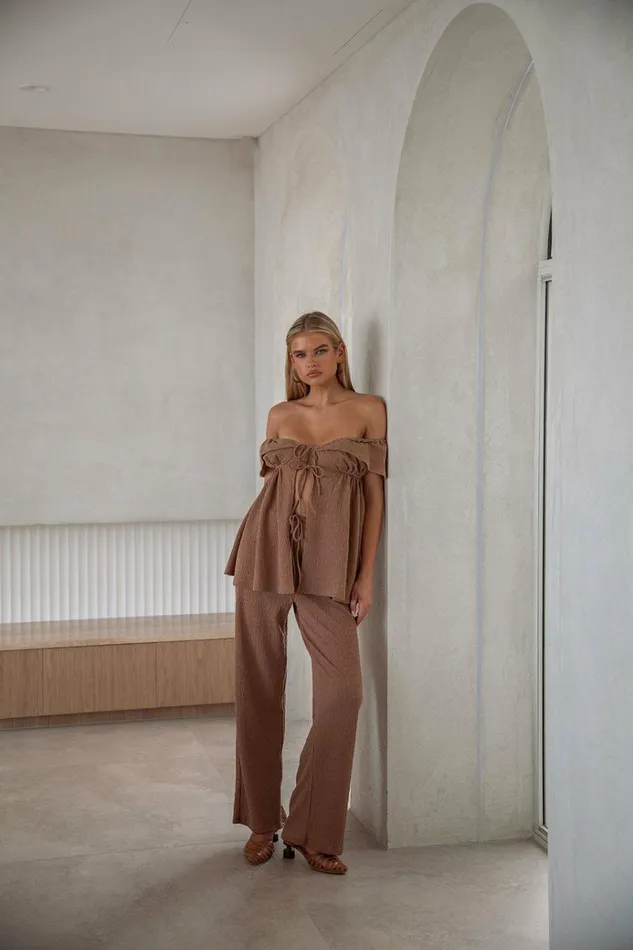 Women Bottoms SABO SKIRT Kala Pants 8211 Chocolate