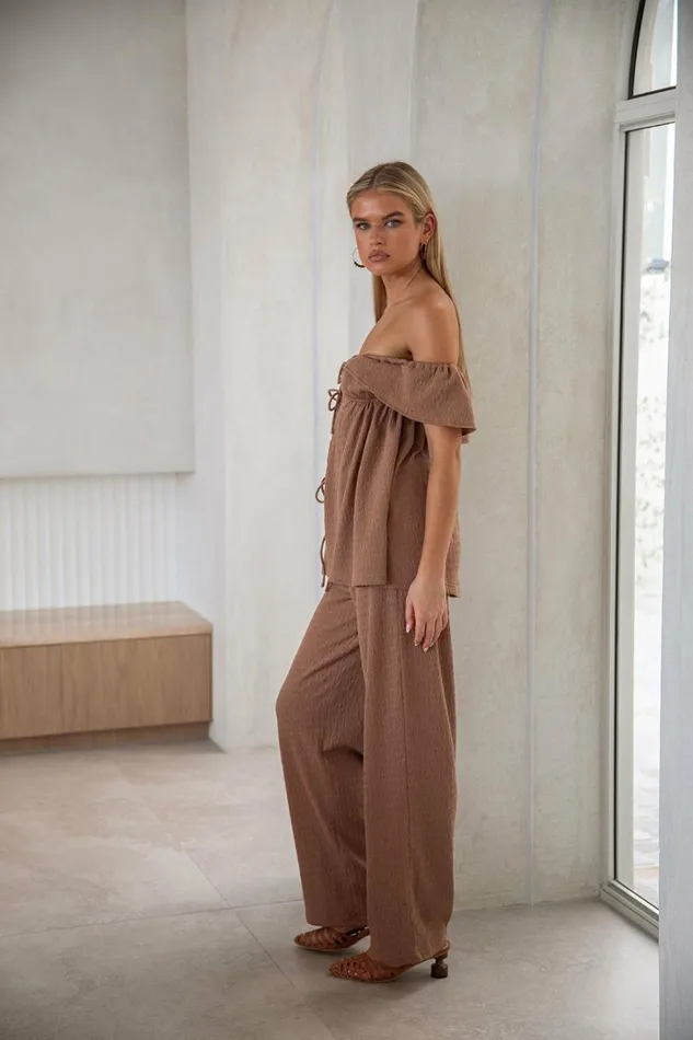 Women Bottoms SABO SKIRT Kala Pants 8211 Chocolate