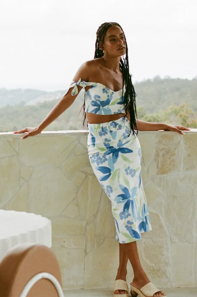 Women Bottoms SABO SKIRT Paradiso Midi Skirt Women Bottoms SABO SKIRT Paradiso Midi Skirt