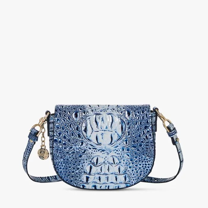 Women Briar Coastal Blue Melbourne Brahmin Crossbodies Chevron Women Briar Coastal Blue Melbourne Brahmin Crossbodies Chevron