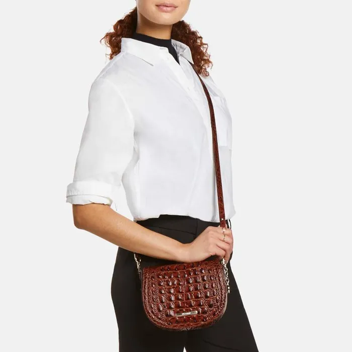 Women Briar Coastal Blue Melbourne Brahmin Crossbodies Chevron Women Briar Coastal Blue Melbourne Brahmin Crossbodies Chevron