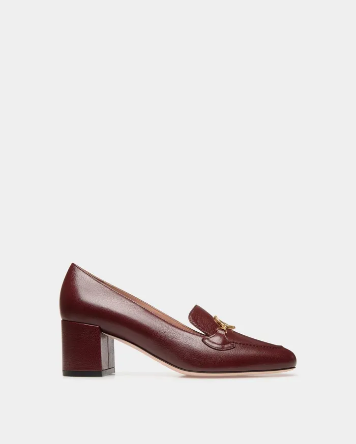 Women Daily Emblem Pump In Andorra Leather Bally Pumps