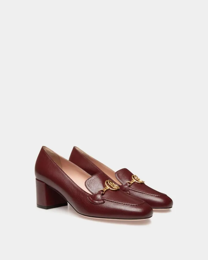 Women Daily Emblem Pump In Andorra Leather Bally Pumps