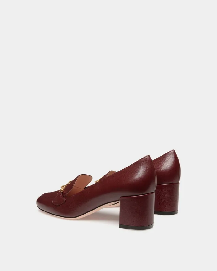 Women Daily Emblem Pump In Andorra Leather Bally Pumps