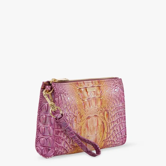 Women Daisy Grapefruit Ombre Melbourne Brahmin Wallets and Wristlets Chevron Women Daisy Grapefruit Ombre Melbourne Brahmin Wallets and Wristlets Chevron