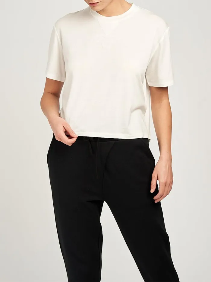 Women Dominique Tee Ivory Marchesa Tops