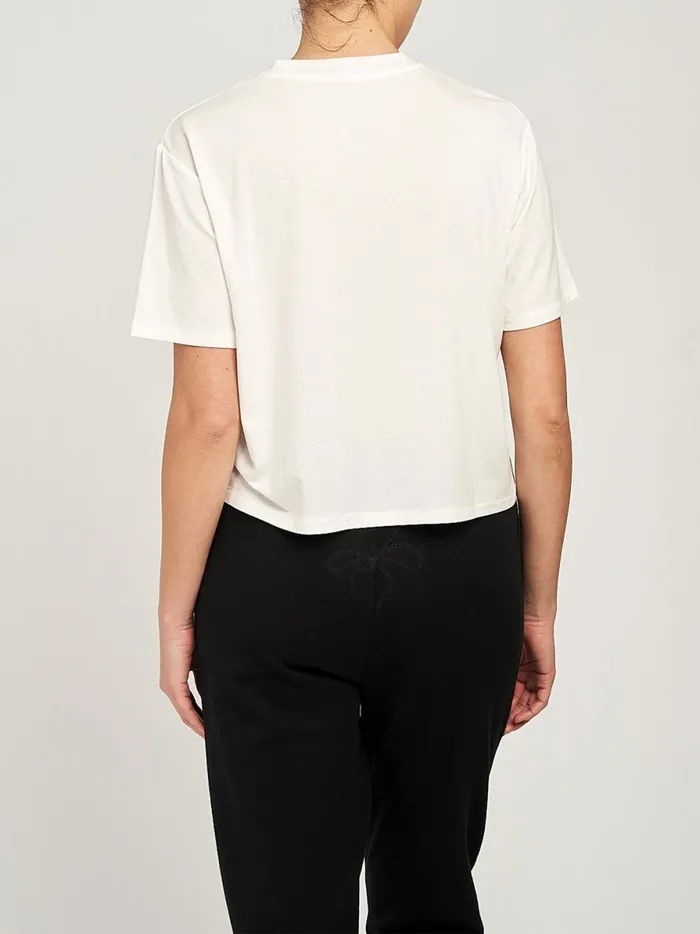 Women Dominique Tee Ivory Marchesa Tops