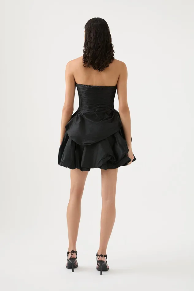 Women Dresses Aje Daybreak Strapless Mini Dress Black