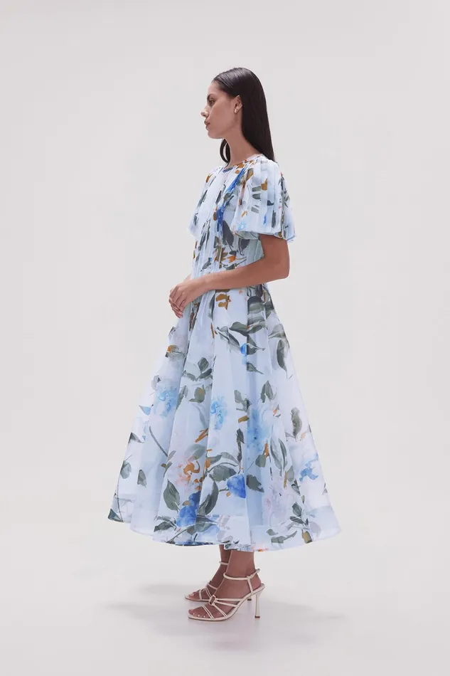 Women Dresses Aje Nova Pleated Midi Dress Divine Orchid