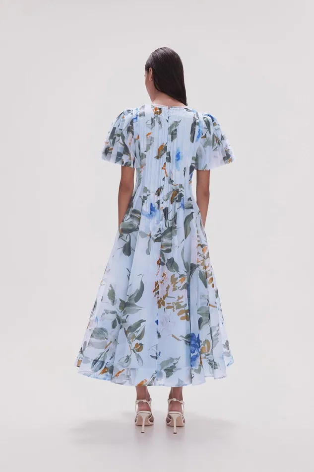 Women Dresses Aje Nova Pleated Midi Dress Divine Orchid