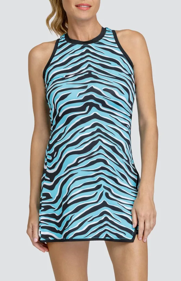 Women Dresses Tail Activewear Mellie 33034 Dress 8211 Mountain Zebra