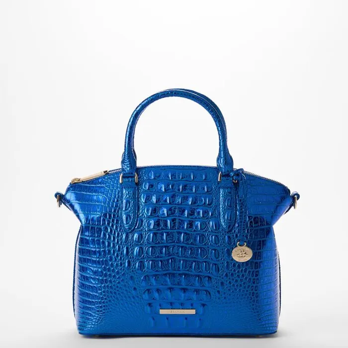 Women Duxbury Satchel Cobalt Potion Melbourne Brahmin Satchels Chevron