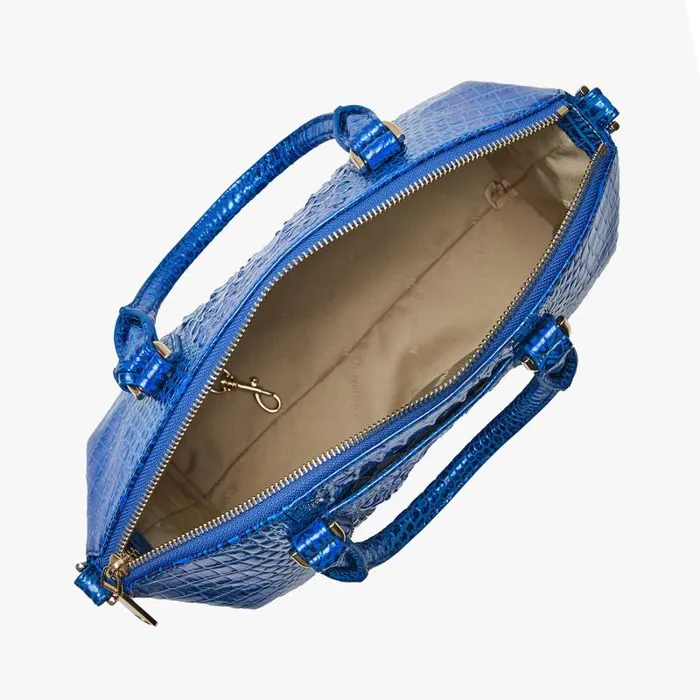 Women Duxbury Satchel Cobalt Potion Melbourne Brahmin Satchels Chevron Women Duxbury Satchel Cobalt Potion Melbourne Brahmin Satchels Chevron