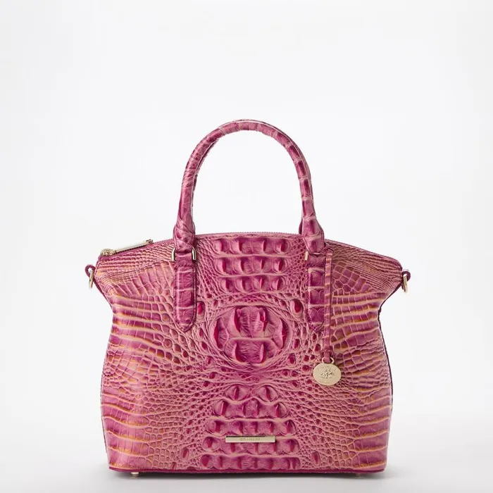 Women Duxbury Satchel Rouge Blush Melbourne Brahmin Satchels Chevron