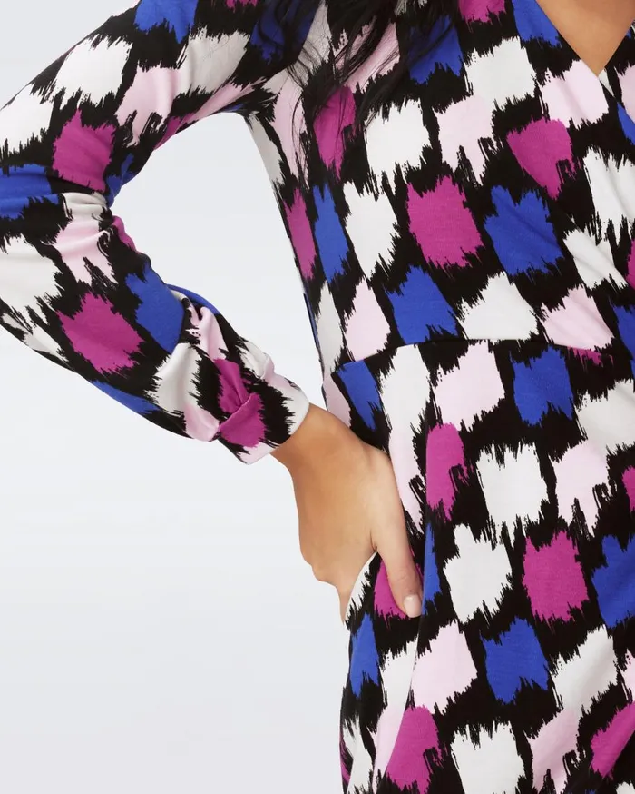 Women DVF Dresses Bogna Dress Brush Tooth Multi
