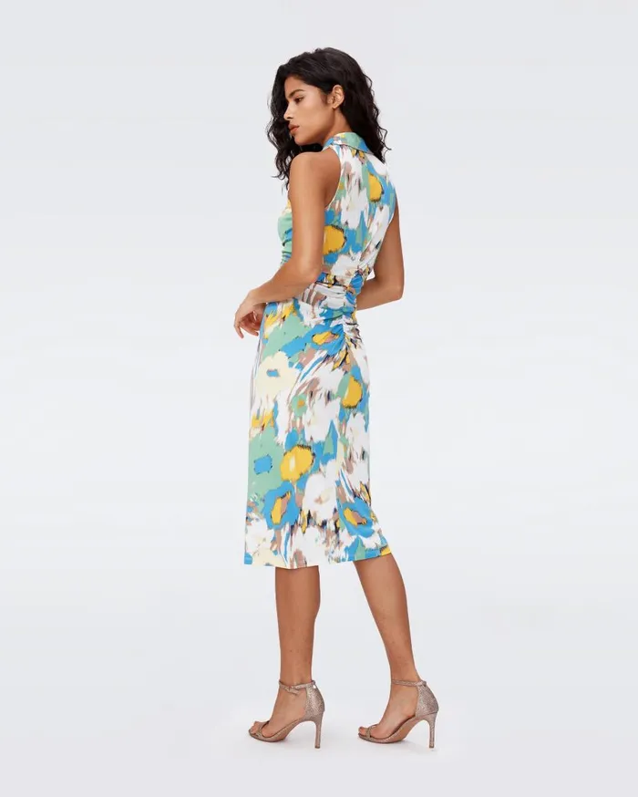 Women DVF Dresses Maren Dress Huge Day Dream Floral Blue