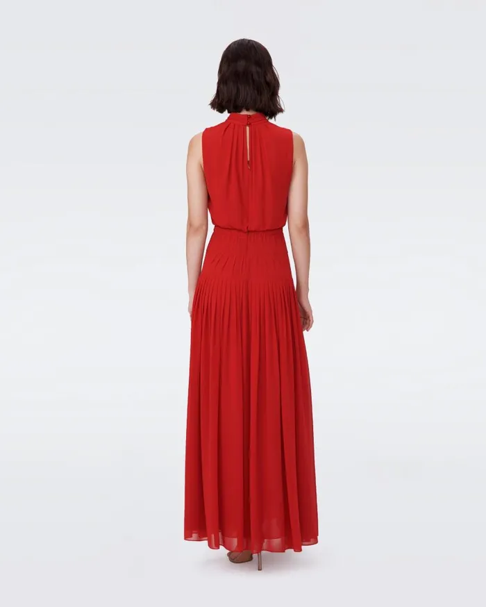 Women DVF Dresses Menon Dress Magenta