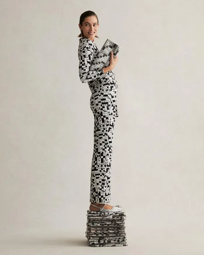 Women DVF Jumpsuits and Rompers Michelle Jumpsuit Tiny Dvf 50th Crossword Ivory