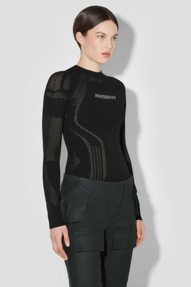 Women Future Sport Top Black MISBHV Tops