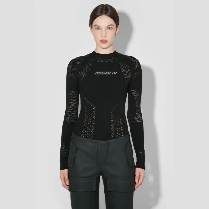 Women Future Sport Top Black MISBHV Tops