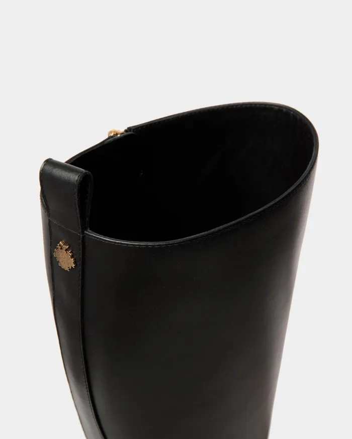 Women Gusto Boot In Black Leather Bally Boots and Ankle Boots
