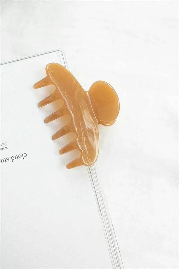 Women Hair SABO SKIRT Pecan Claw Clip