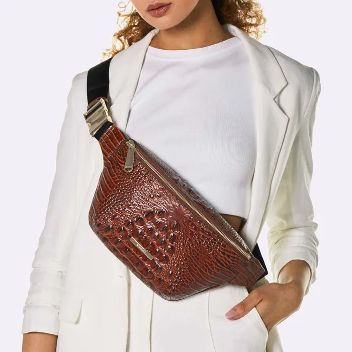 Women Harker Pecan Melbourne Brahmin Crossbodies Chevron Women Harker Pecan Melbourne Brahmin Crossbodies Chevron