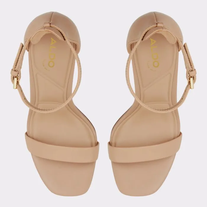 Women Hazelia Beige Leather Smooth Aldo Heels Women Hazelia Beige Leather Smooth Aldo Heels