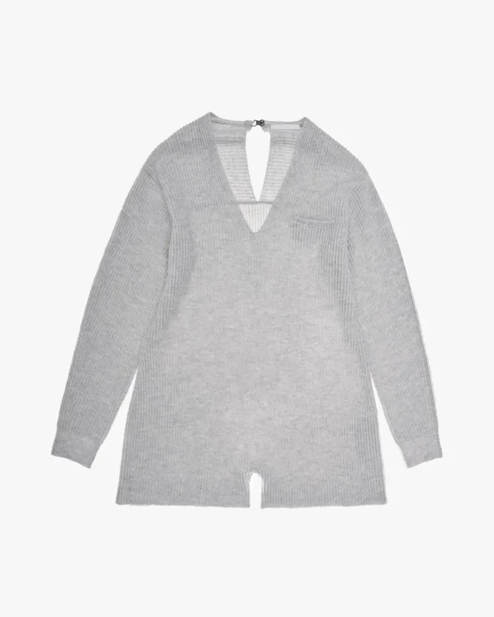 Women Helmut Lang Dresses Knit Romper Whitewood