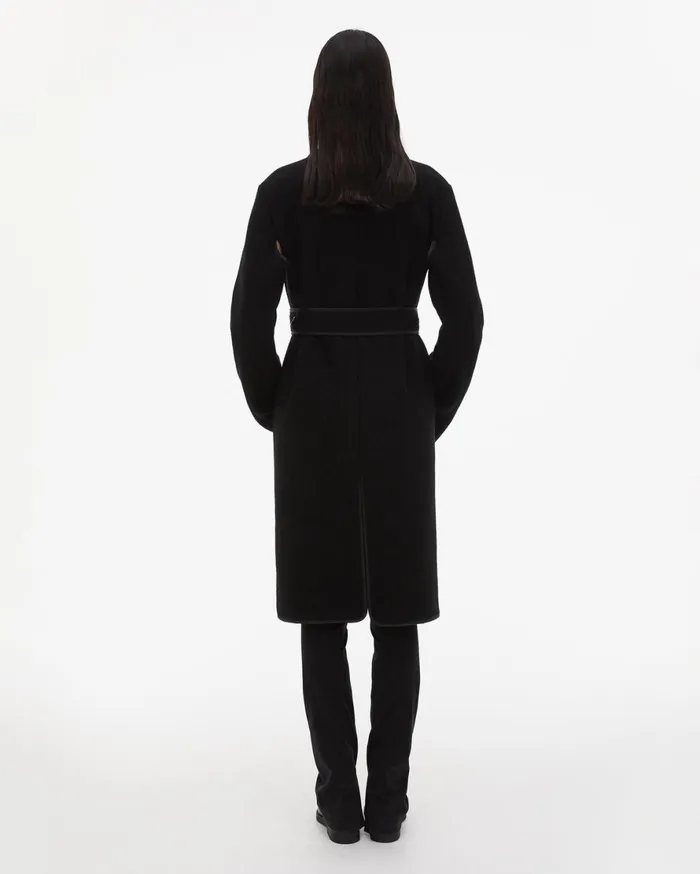 Women Helmut Lang Outerwear Liner Coat Black